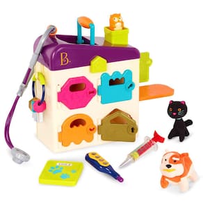 Brinquedos Doctor Kit B. Brinquedo Pet Vet Pretend Play para crianças de 2 anos ou mais