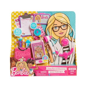 Conjunto médico Barbie com 10 ferramentas médicas e acessórios