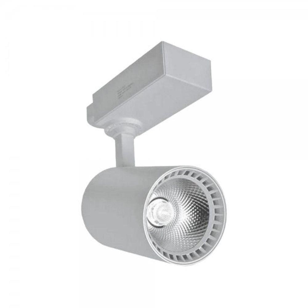 Spot Led 10W 6500K Para Trilho Eletrificado Branco