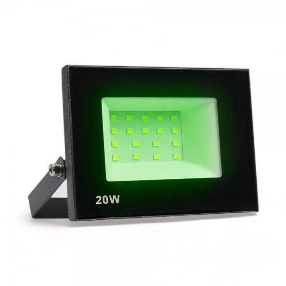 Refletor Led Smd 20W Verde