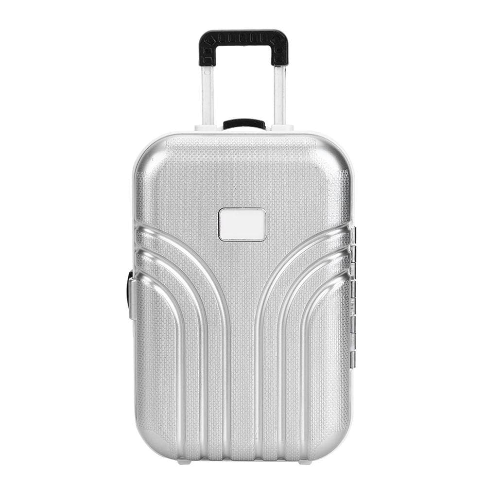 Mala de brinquedo GOTOTOP Dolls Travel Trolley Case prata