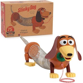 Brinquedo elástico clássico Retro Slinky Dog