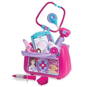 Kit médico Sophia`s 18` Doll com estetoscópio, manguito e otoscópio