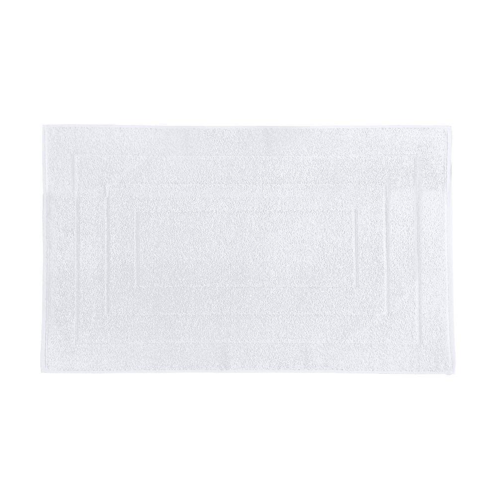 Toalha Piso Para Pés Murano 50x80cm Buettner 100%Alg Branco