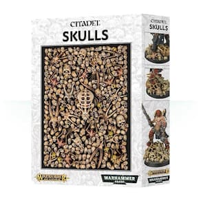 Workshop de jogos em miniatura Citadel Skulls 340 Plastic Skulls