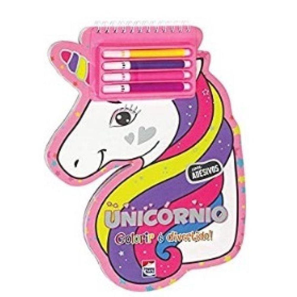 Livro Colorir E Divertido Unicórnio