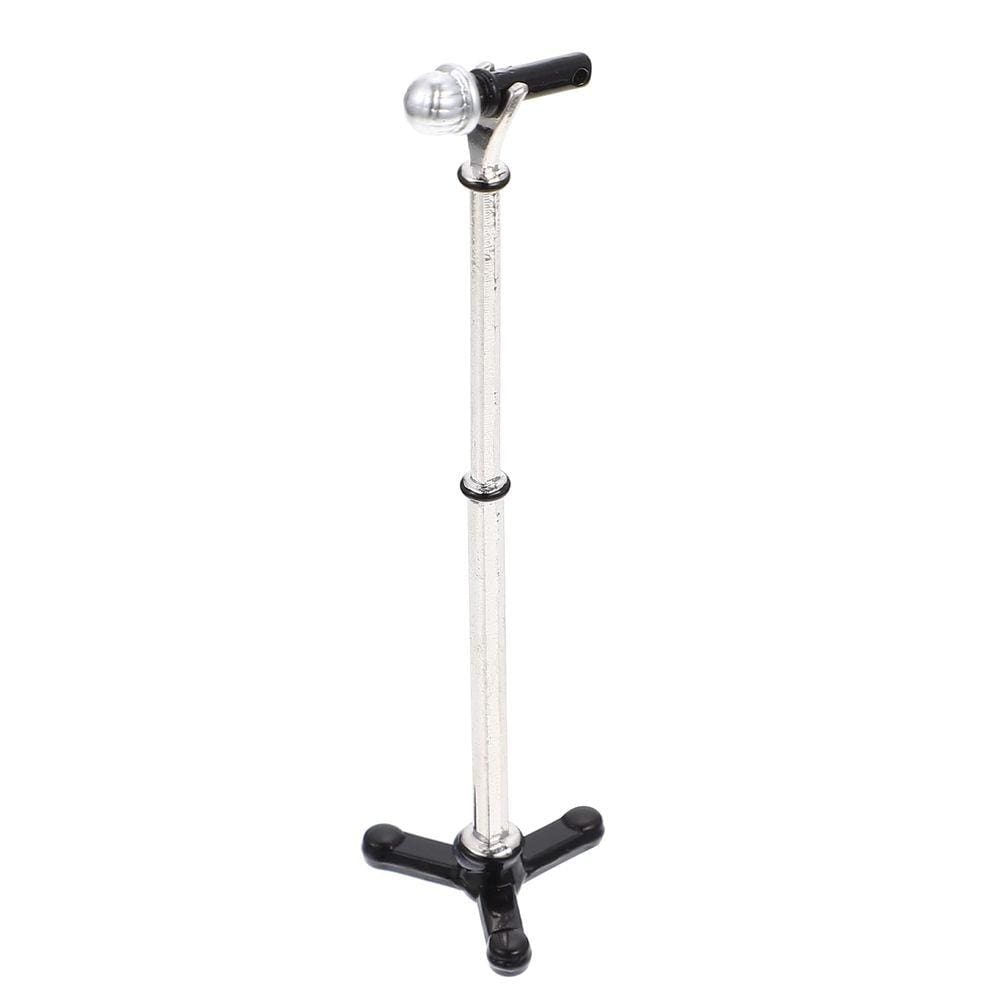 Microfone em miniatura LUOZZY Mini Instrument Musical Preto
