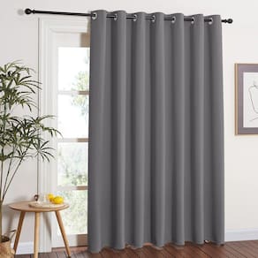 Cortinas de porta deslizante Blackout Patio NICETOWN Grey 100x213cm
