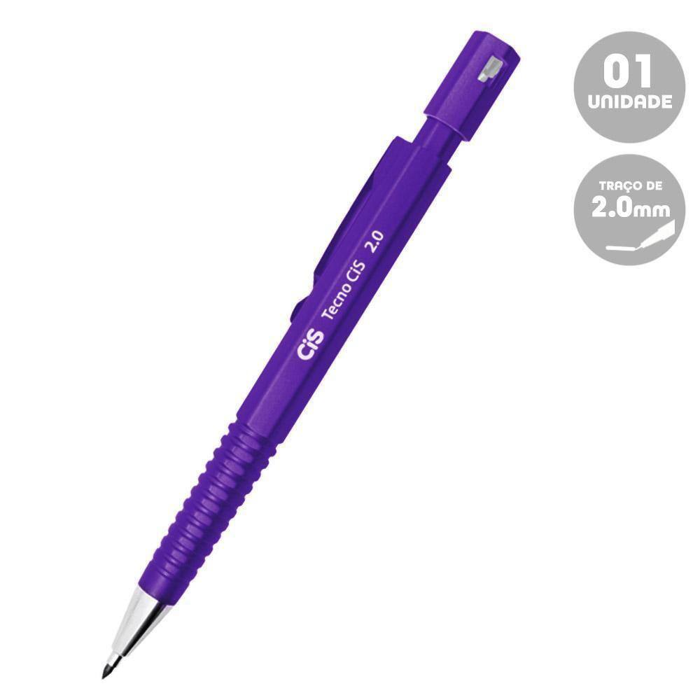 Lapiseira 2.0Mm Tecno Cis Roxa