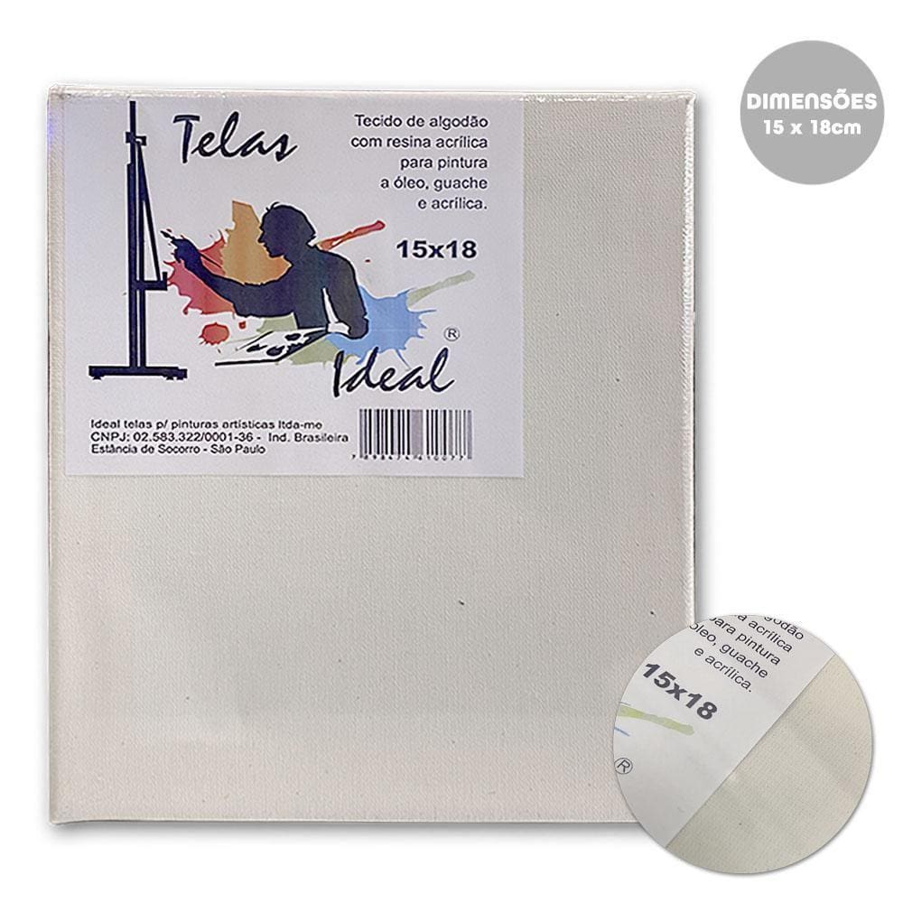 Tela De Pintura 15X18Cm Telas Ideal