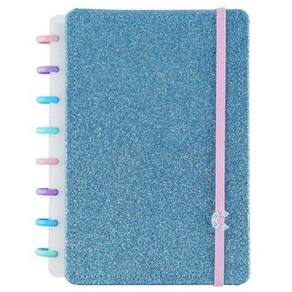 Caderno Inteligente A5 Lets Glitter Ocean Blue - Cia52131