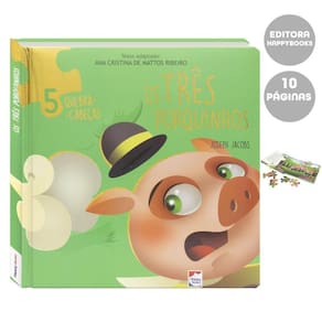 Clássicos Em Quebra-Cabeças: Os Três Porquinhos Happybooks