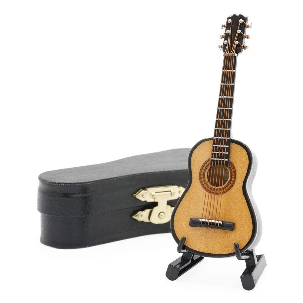 Guitarra em miniatura Dollhouse Musical Instruments Odoria 1/12