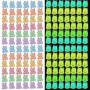 Estatuetas em miniatura AWEELON Luminous Resin Mini Frogs x120