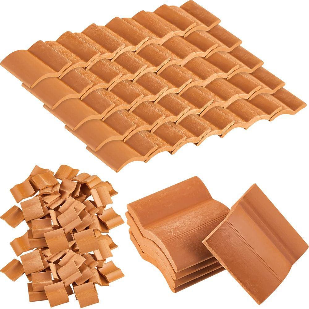 Conjunto de construção modelo de telhas de telhado em miniatura Charniol 200 peças
