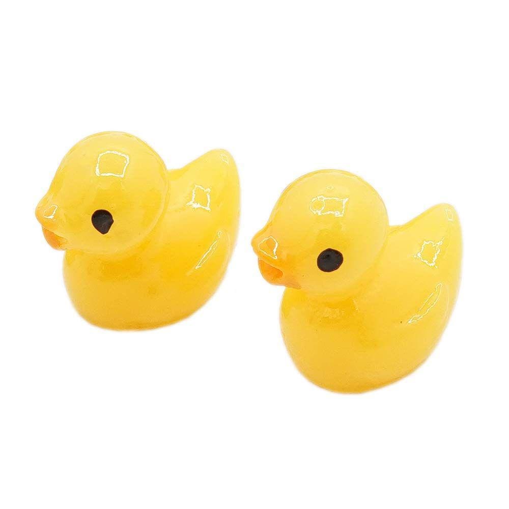 Acessórios de decoração de casa de bonecas Miniature Ducks Odoria 1/12