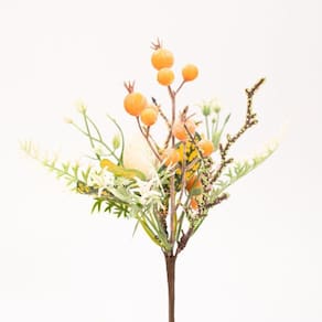 Kit 8 Ramos Artificiais Com Ovinho Enfeite Decoração Páscoa 25cm