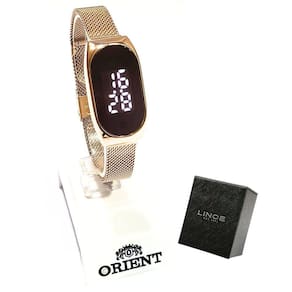 Relógio Lince Feminino Digital Led Rosé LDR4706LRXRX