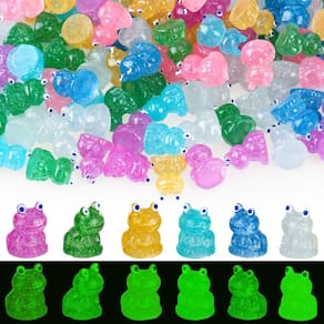 Estatuetas em miniatura libfrnt Glitter Mini Frogs 140 unidades