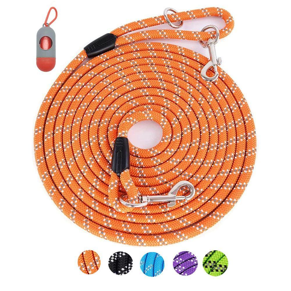 Coleira de cachorro Lanwandeng Long Reflective para treinamento - 3m a 30