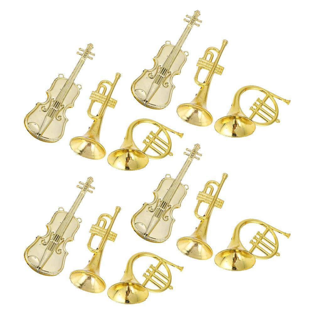 Enfeites de árvore de Natal Gadpiparty Musical Instruments