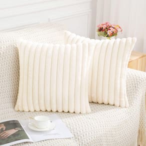 Capas de almofada Pallene Faux Fur Plush 45x45cm, conjunto de 2