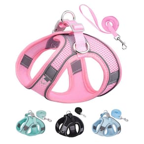 Conjunto de arnês para cães Solmoony No Pull com coleira para cães pequenos (Pi)