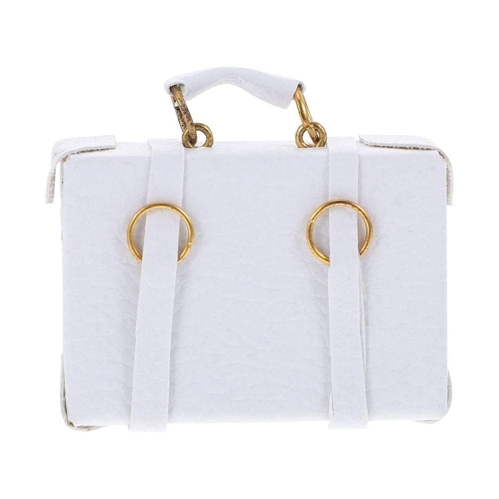 Mini mala Kisangel Mini House branca para crianças