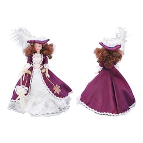 Saia roxa escura em miniatura de porcelana People RitoEasySports