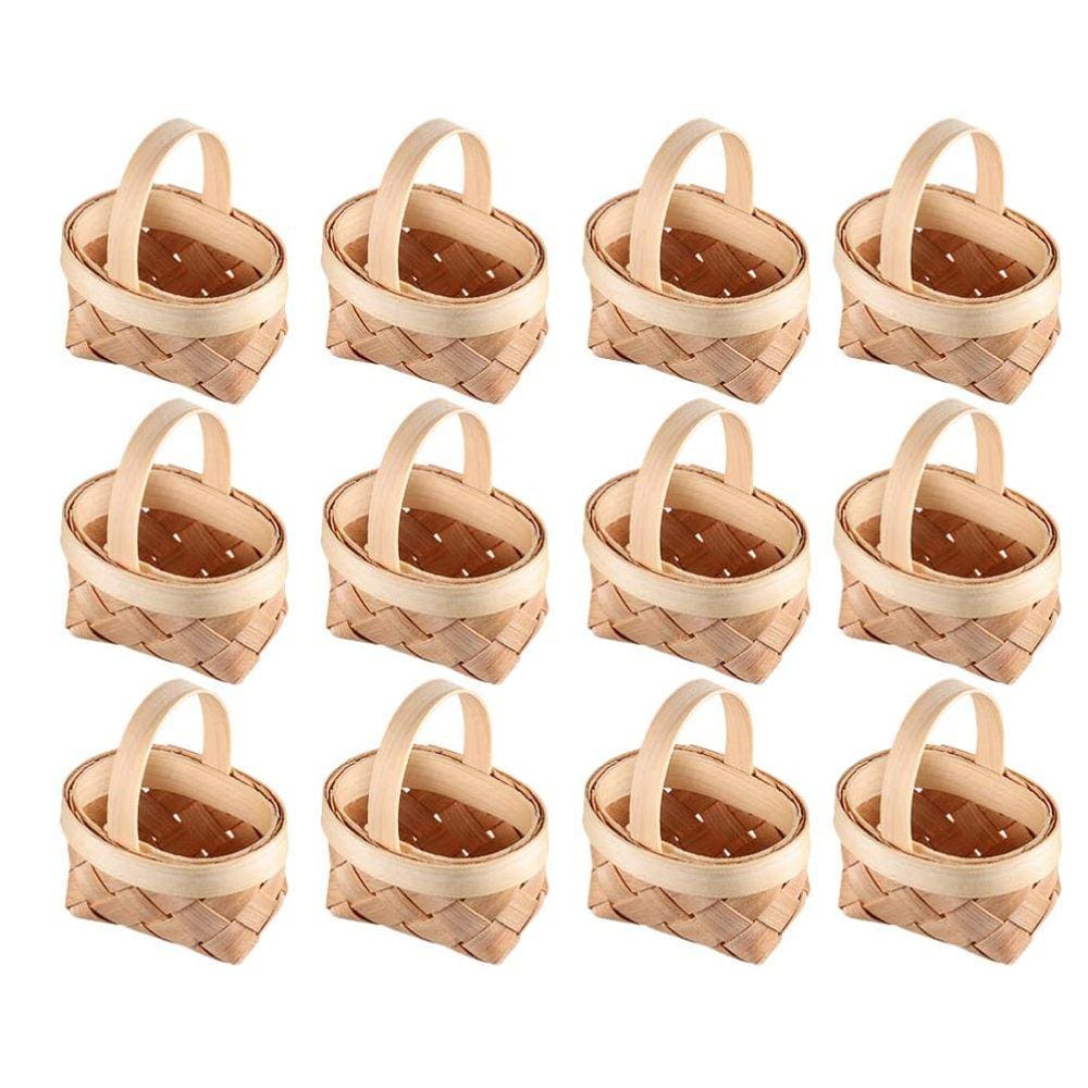 Mini cestas de tecido TOYANDONA para lembrancinhas e decoração de artesanato