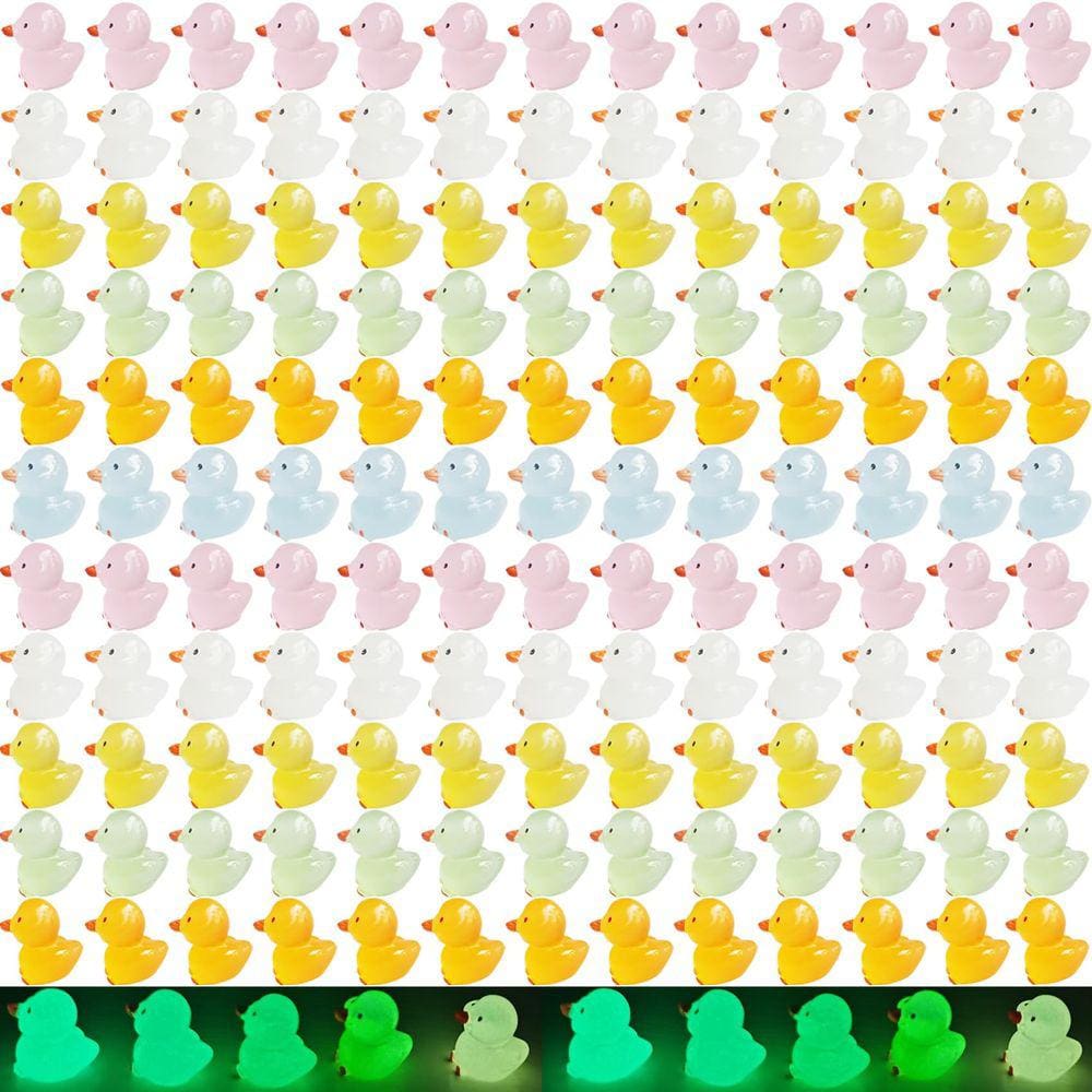 Patos de resina em miniatura HCMY 210 Mini Luminous para decoração