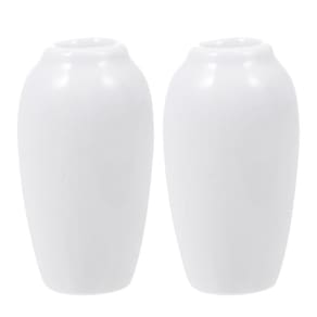 Vaso de cerâmica em miniatura SEWACC Dollhouse Micro Landscape x2