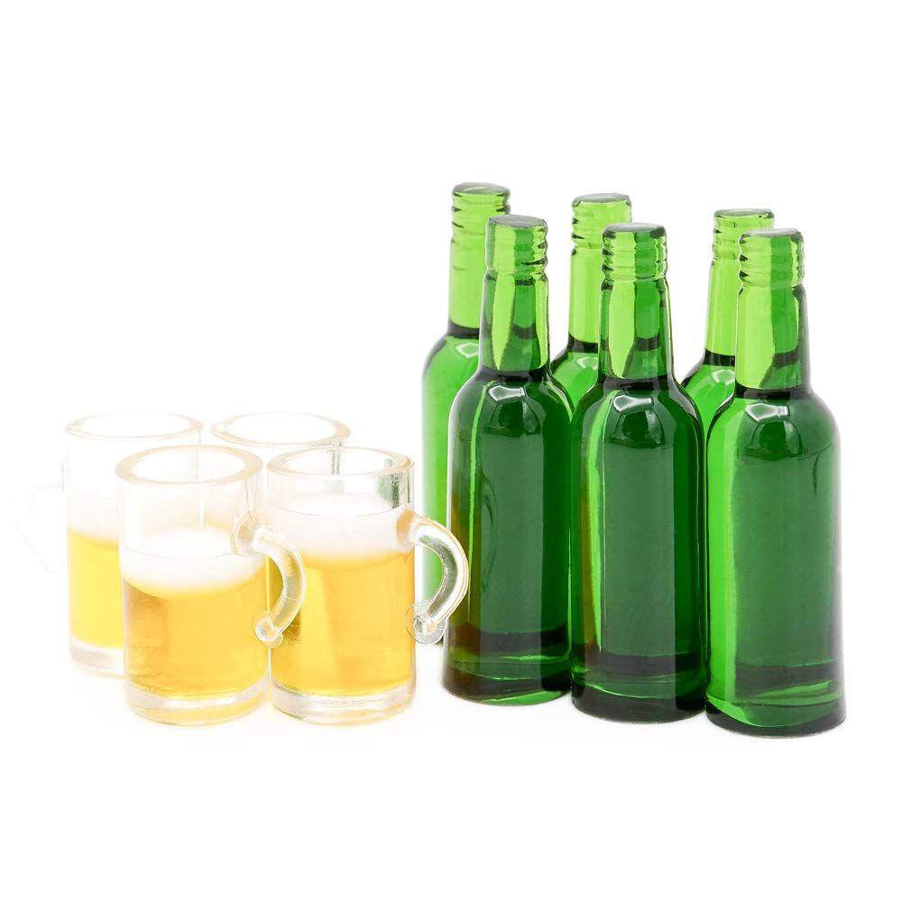 Acessórios de decoração de casa de bonecas em miniatura Odoria Beer