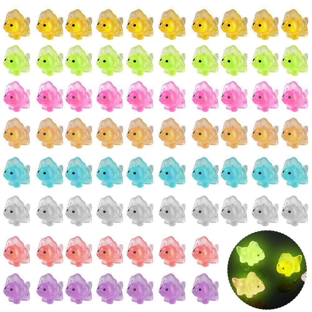 Mini dinossauros de resina lasuroa luminous 80 unidades para decoração