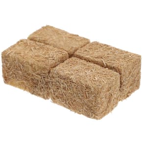 Estatueta Ornament BestOnzon Mini Hay Bales, palheiro empilhável