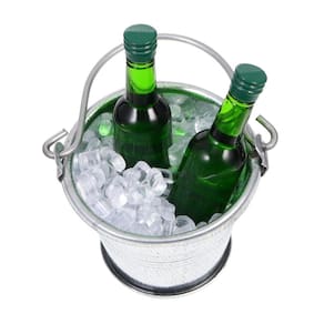 Mini garrafas de cerveja Doll House Beer Doll House Ice Cube Bucket