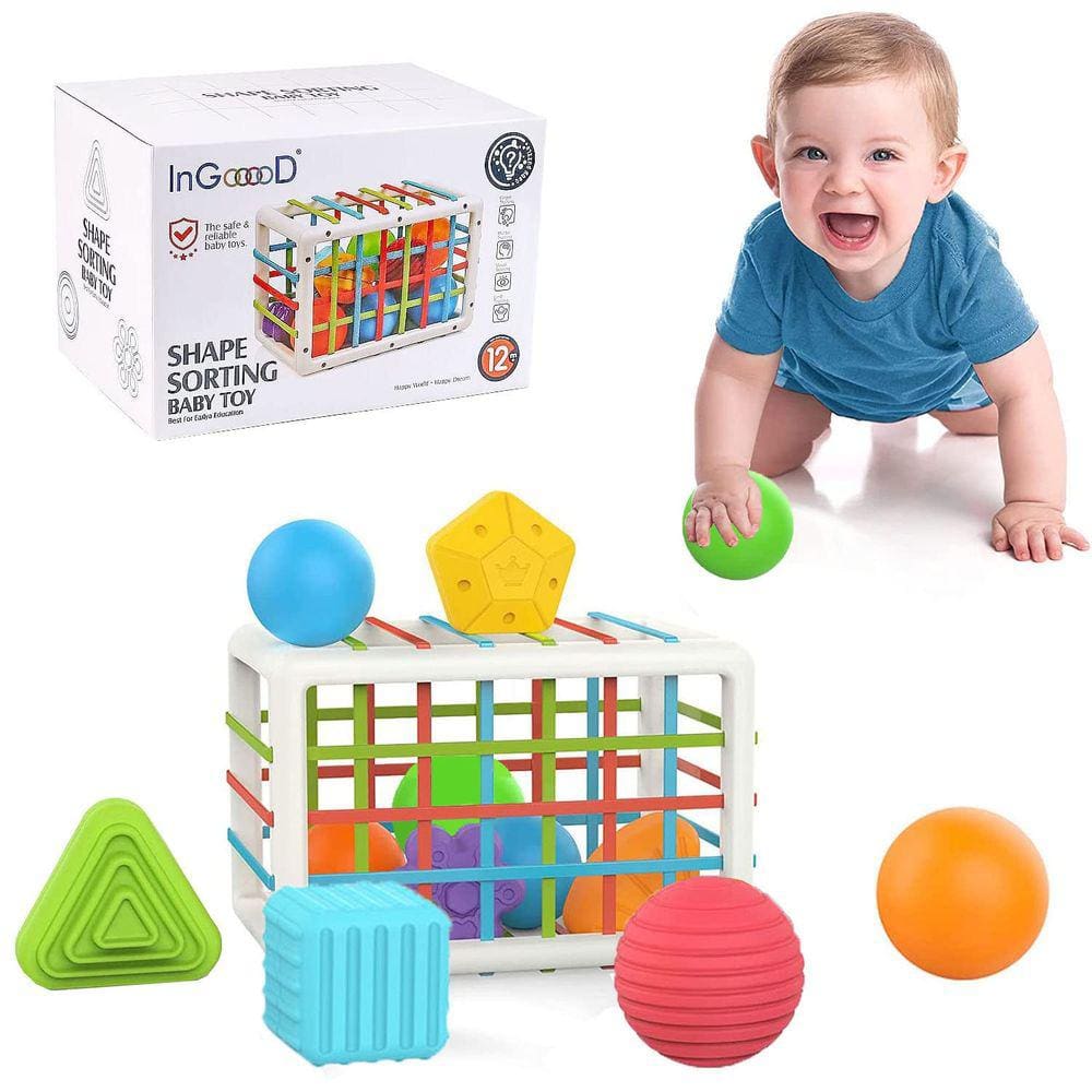 Sorting Toy Ingooood Baby Shape Sorting Toy 1-3 anos