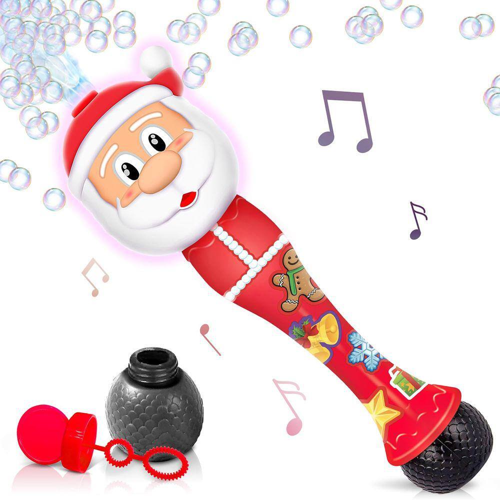 Bubble Wand ArtCreativity ilumina as crianças do Papai Noel de Natal