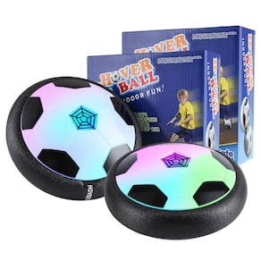 Pacote com 2 bolas de futebol Hover MOZSOY para meninos de 3 a 12 anos com LED