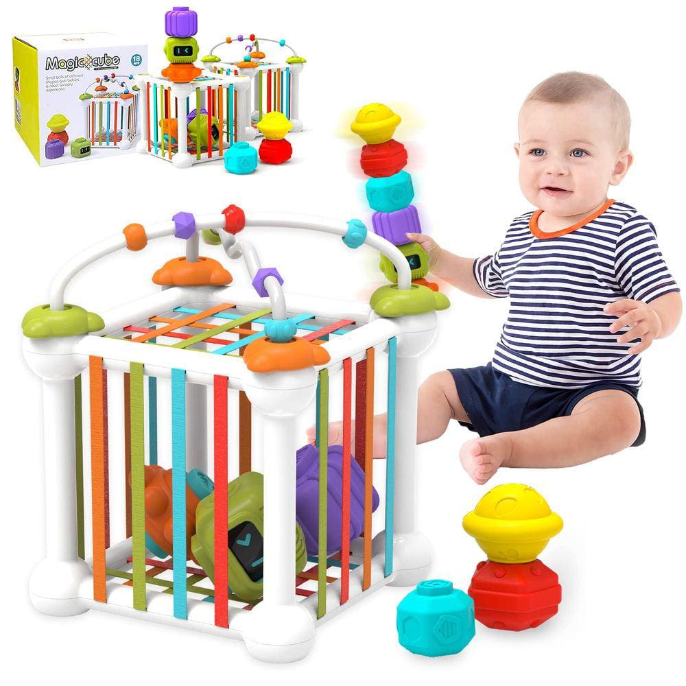Shape Sorter Toy HangLei Toys Montessori por mais de 12 a 18 meses