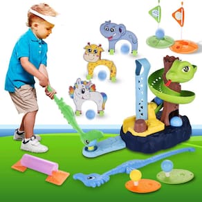 Conjunto de golfe Tysqum Upgrade Baby Golf Clubs com 6 bolas e 2 palitos