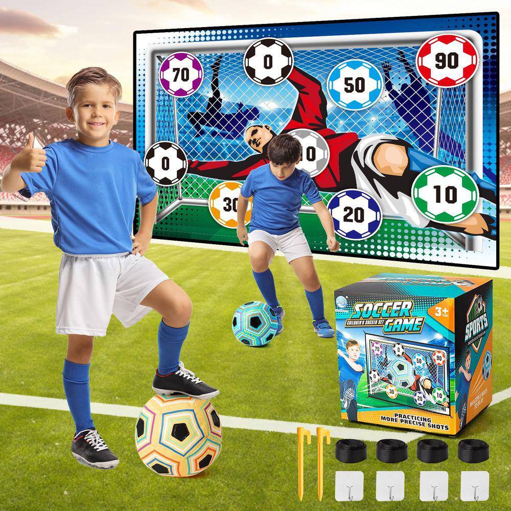 Conjunto de jogos de futebol Centuckos para crianças pequenas com gol de futebol