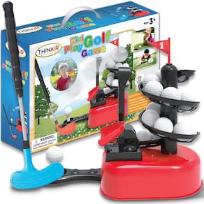 Conjunto de golfe Nature Bound Kids para meninos e meninas com 15 bolas e chá