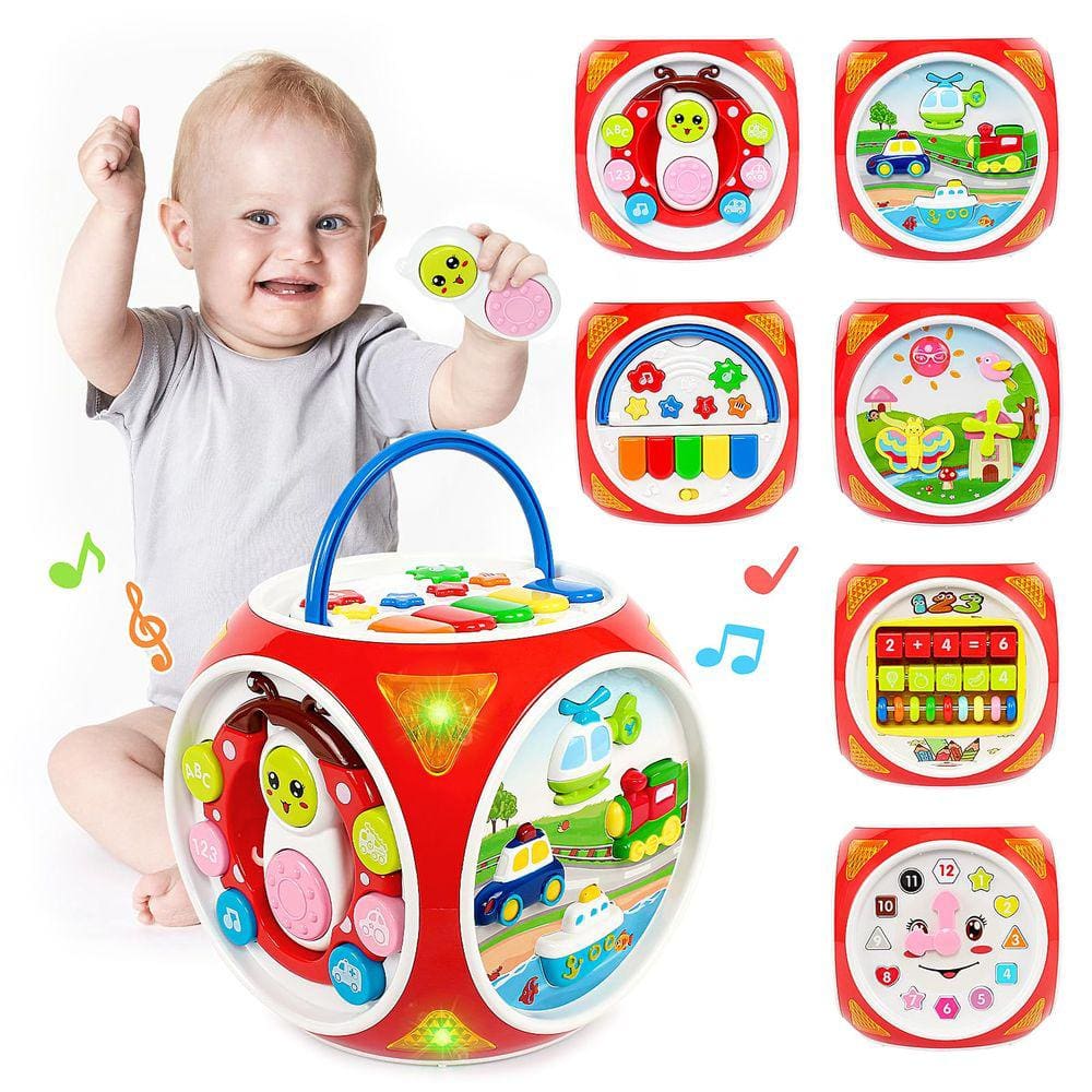Brinquedo Activity Cube BAOLI Toddler Busy Learning Shape Sorter