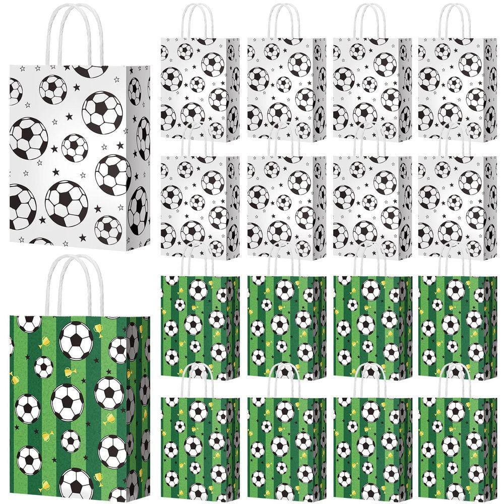 Sacos de lembrancinhas Fainne Soccer, 30 unidades para festa de futebol