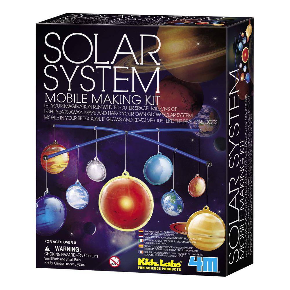 Kit de fabricação móvel de sistema solar 4M que brilha no escuro