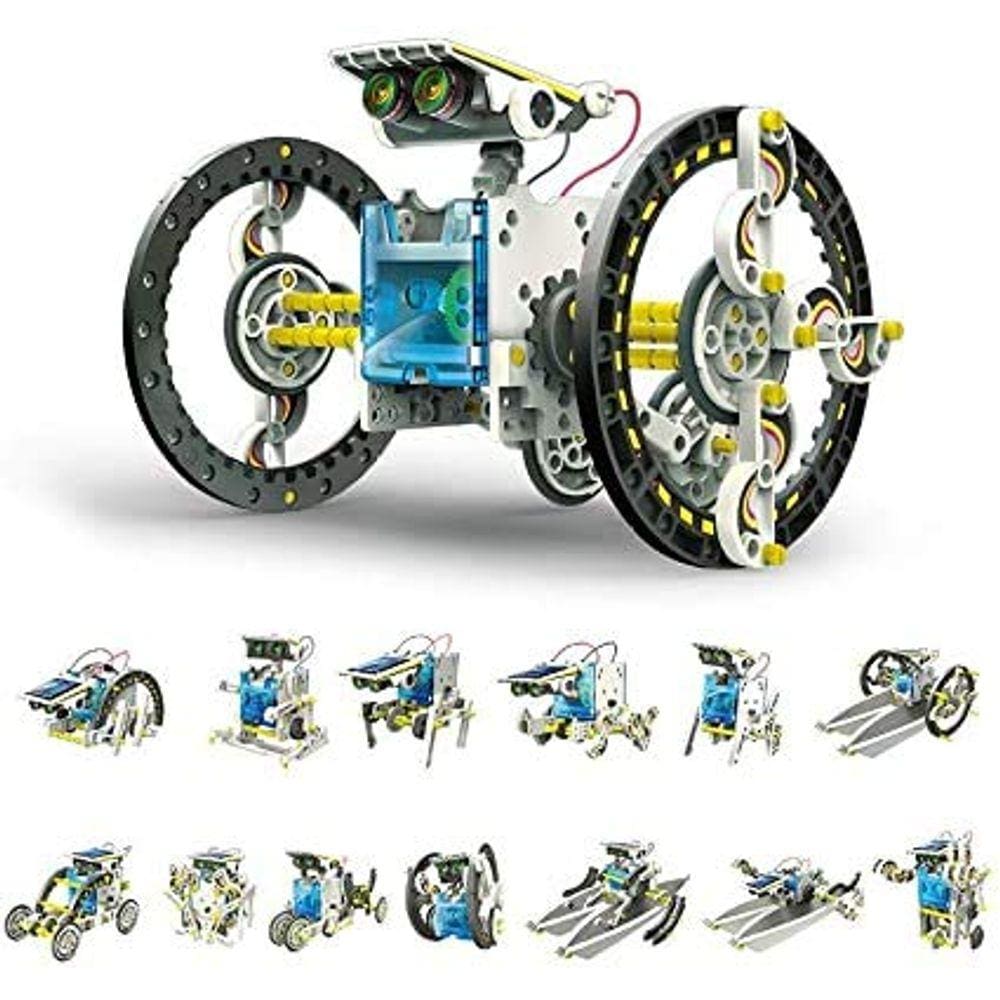 Solar Robot Green Energy 14 em 1 educacional STEM