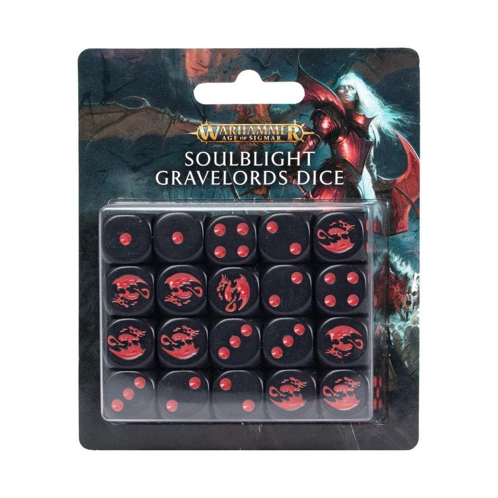 Workshop de jogos de conjuntos de dados AoS Soulblight Gravelords x20