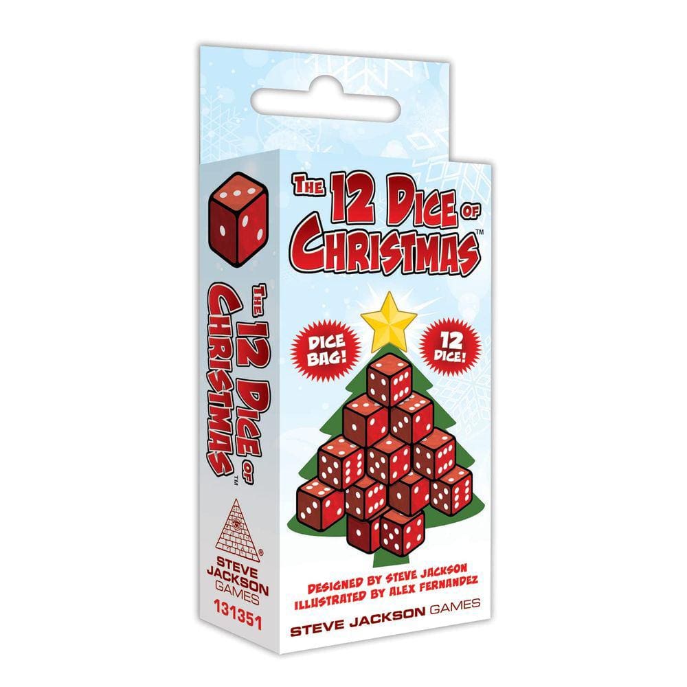 Jogo de dados Jogos de Steve Jackson The 12 Dice of Christmas