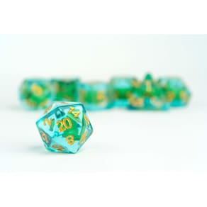 Conjunto de dados Metallic Dice Games Pathfinder Goblin Inclusion
